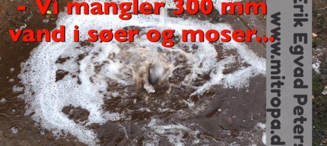 Regnbygerne i dag giver kun få mm vand Regnbygerne i dag giver kun få mm vand