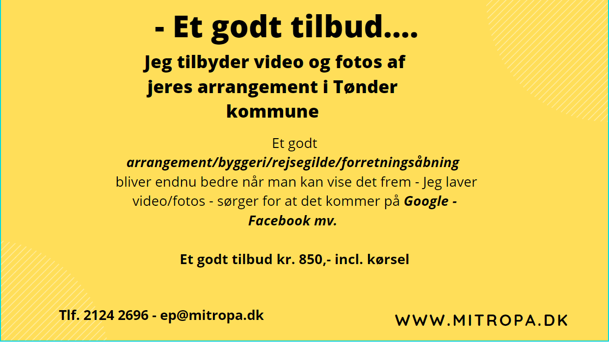– Få dit arrangement på nettet og medierne – Få dit arrangement på nettet og medierne